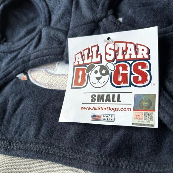 NCAA Auburn Tigers Polar Fleece Hooded Dog Jacket, Small - Picture 4 of 6